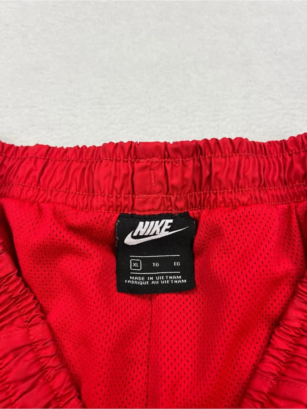 Nike material white red
